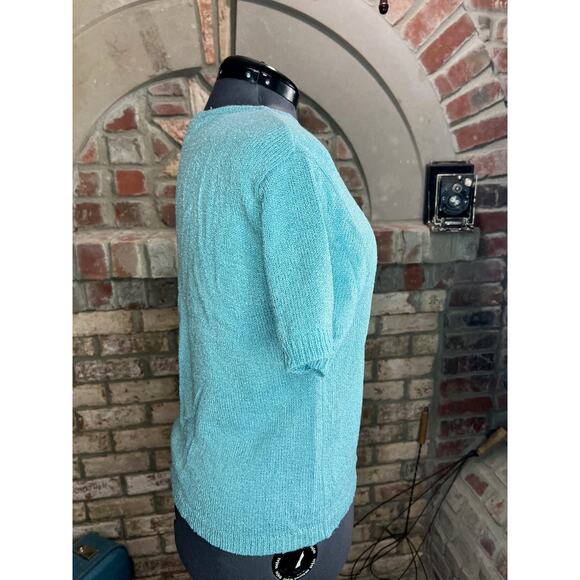 Winter silks top short sleeve blue - Picture 5 of 7